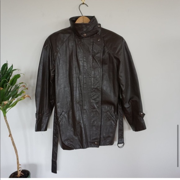 Vintage 1960's Canadian Union Made Leather Jacket - Picture 8 of 15